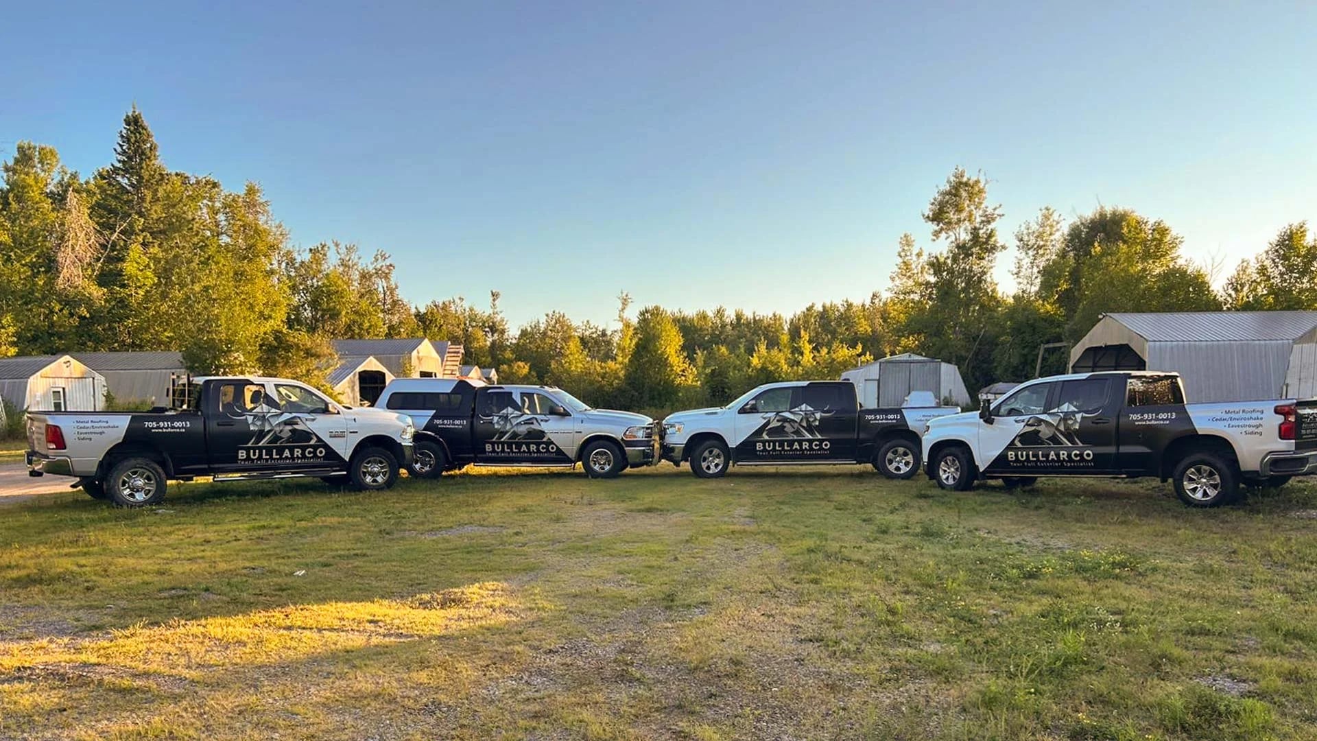 The Bullarco Roofing team on site in Peterborough, Ontario